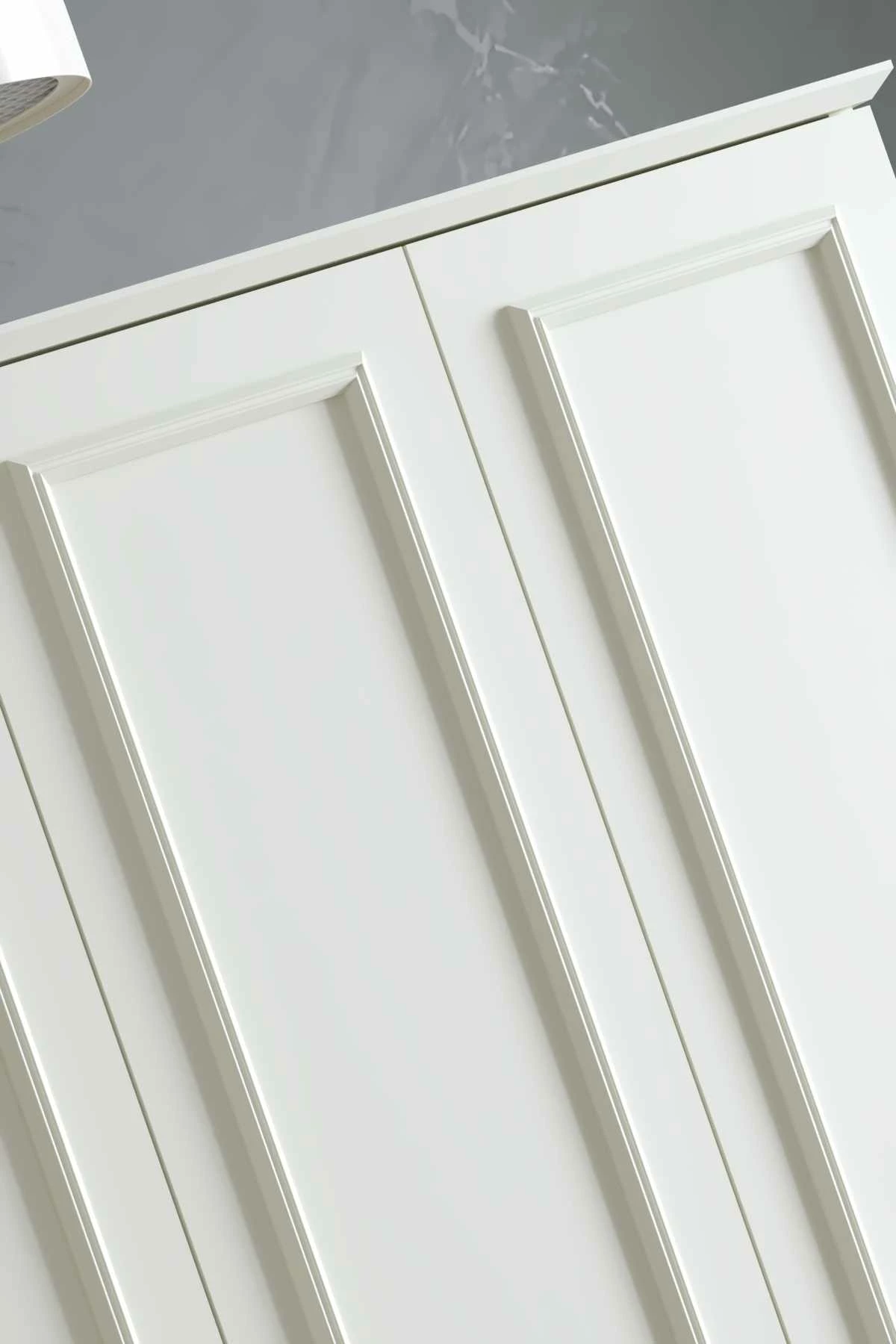 Dollap për rroba, ngjyrë e bardhë, Skye Decor Mira 210