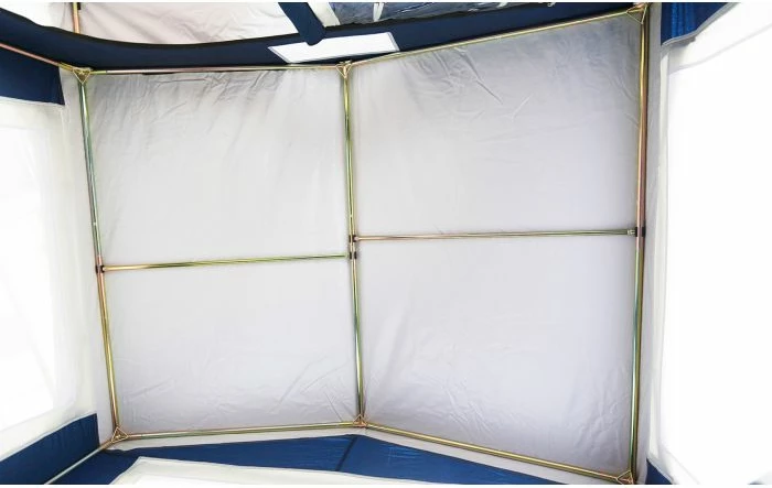 tendë kuzhine multifunksionale BRUNNER VIDA 1 NG 0425998N.C30 200×150×195/215 cm, blu/gri, me çantë bartëse