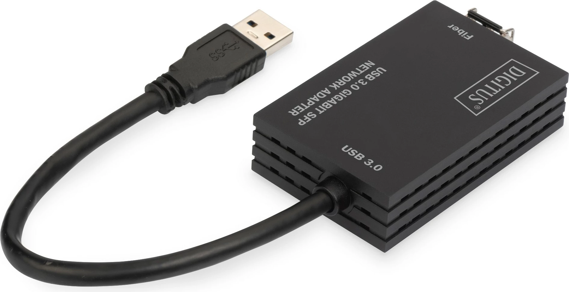 Adapter rrjeti Digitus USB 3.0 Gigabit SFP, i zi