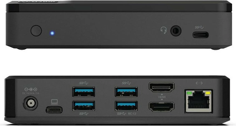 Docking station ALOGIC Universal Twin HD USB-C & USB-A, 85W, 2x HDMI, RJ-45, e zezë