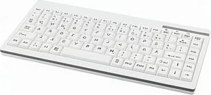 Tastierë GETT GCQ Cleantype Easy Protect Compact, USB, 88 taste, IP68, layout DE, e bardhë
