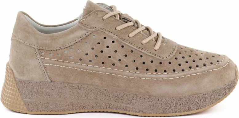 Këpucë lëkure për femra Sergio Leone SP013, kafe e çelët