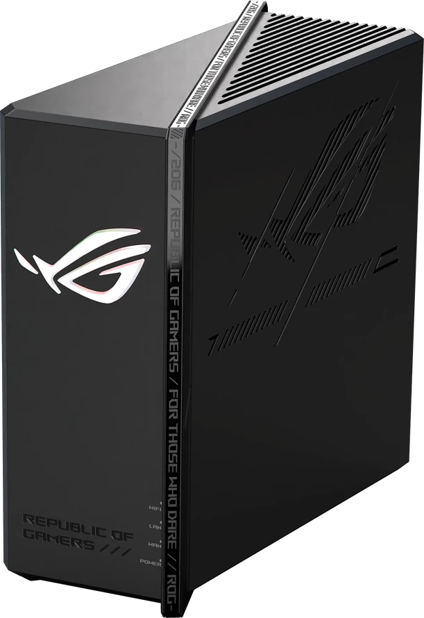 Router gaming ASUS ROG Strix GS-BE18000 Tri-Band WiFi 7, 1x 2.5G WAN, 7x 2.5G LAN, AURA RGB, AiMesh, i zi