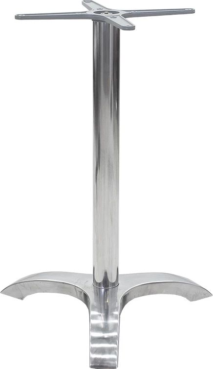 Bazë për tavolinë bar, lartësi mesatare, Greet, alumini, tre-këmbëshe, 59x59x72cm