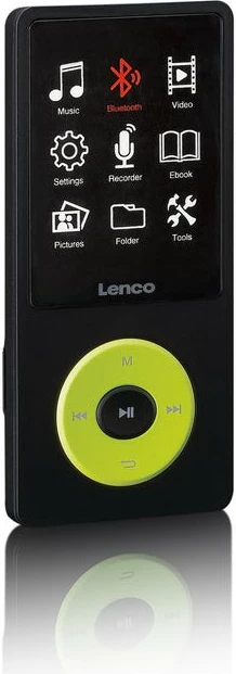 MP4 player Lenco Xemio-860GR, 256GB, Bluetooth, microSD, zi/lime
