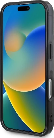 Mbështjellës BMW Motorsport IML Random Stripes për iPhone 16, Zi