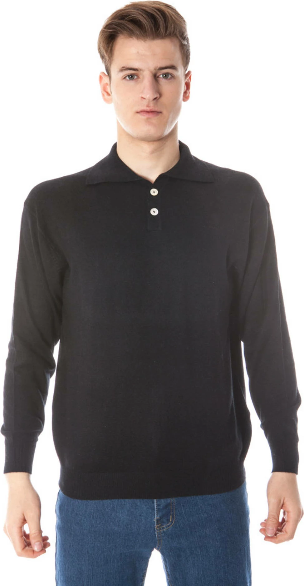 Xhemper polo YUKO meshkuj, të zi