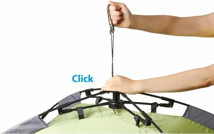 Tendë automatike BRUNNER Strato 2 Automatic 0102978N, për 2 persona, 210×140×105 cm, 1500 mm, jeshile/gri