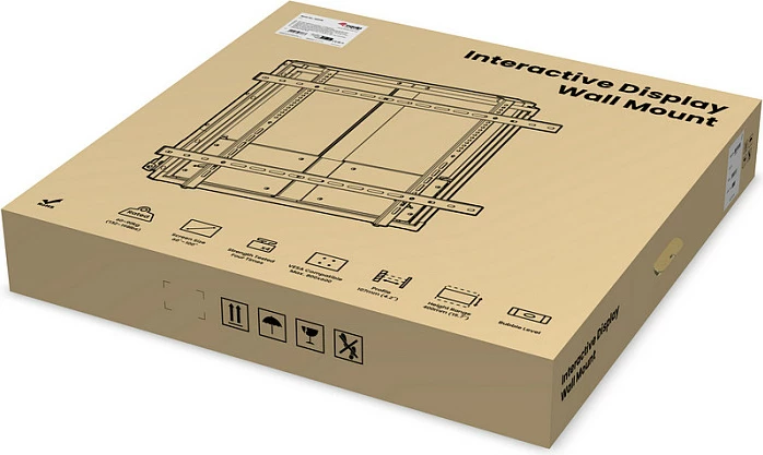 Mbajtëse muri për TV Equip, Up-Down 1 nyje, 60"-100", VESA 800x600, 90 kg, e zezë