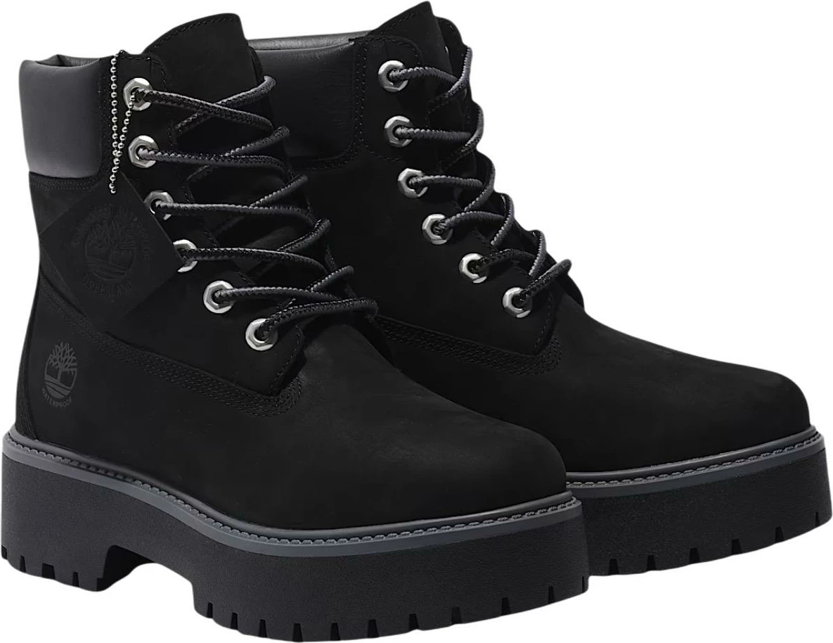 Çizme për femra Timberland STST 6 IN LACE WATERPROOF TB1A5RH5015, të zeza [Madhësia: 38]