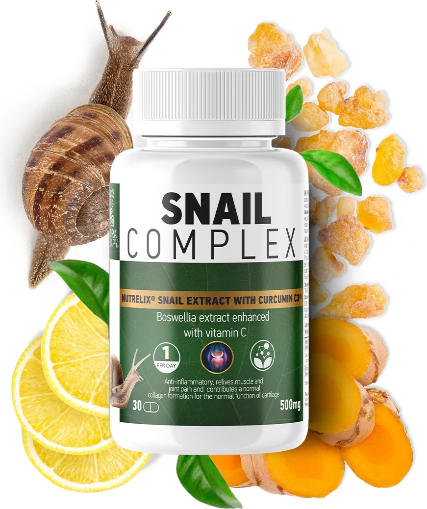 Snail Complex 30 caps - 30cps - për mbrojtjen e kyçeve