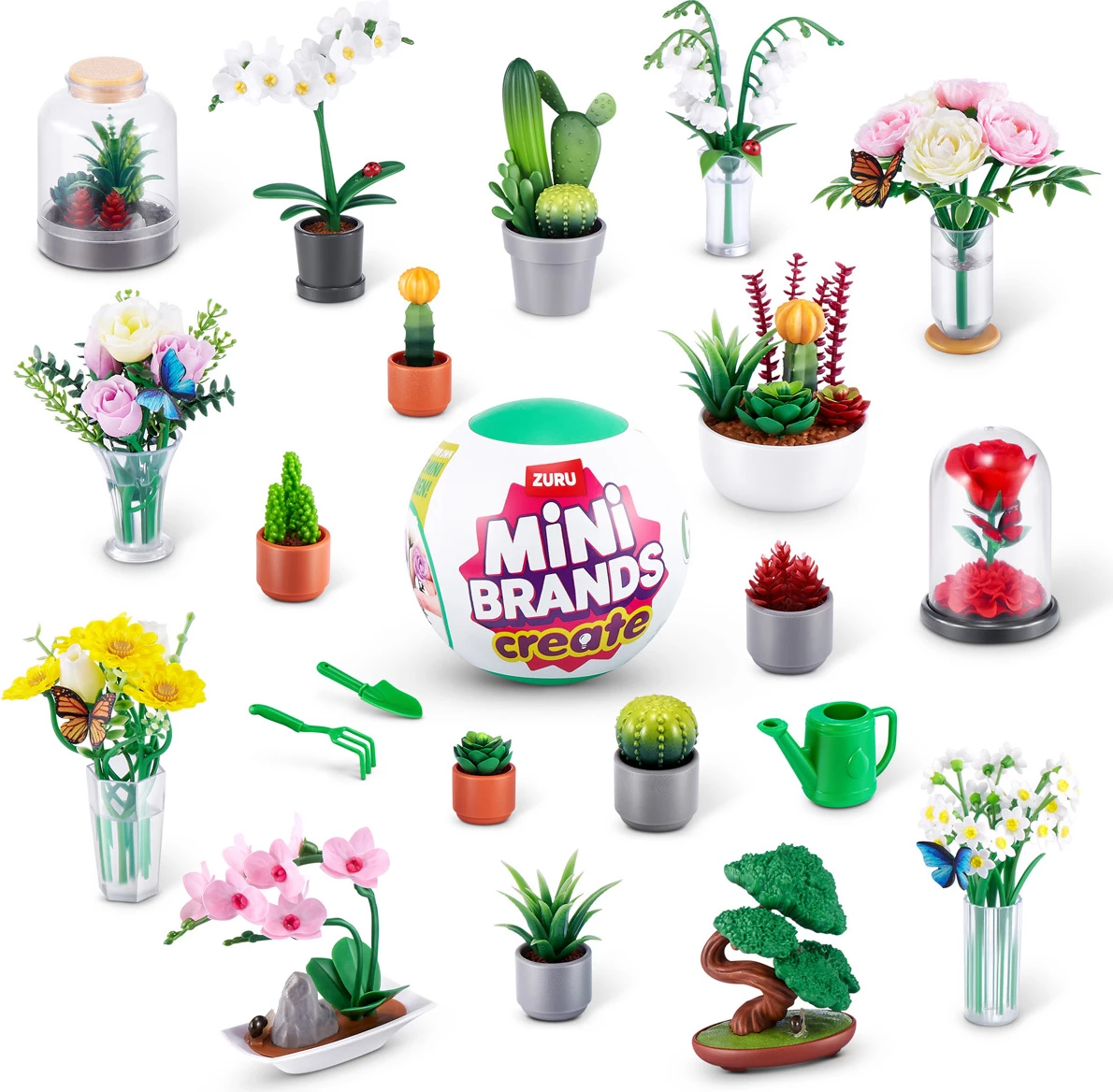 Mini Brands Create Garden Mystery Capsule by ZURU (Styles Vary)