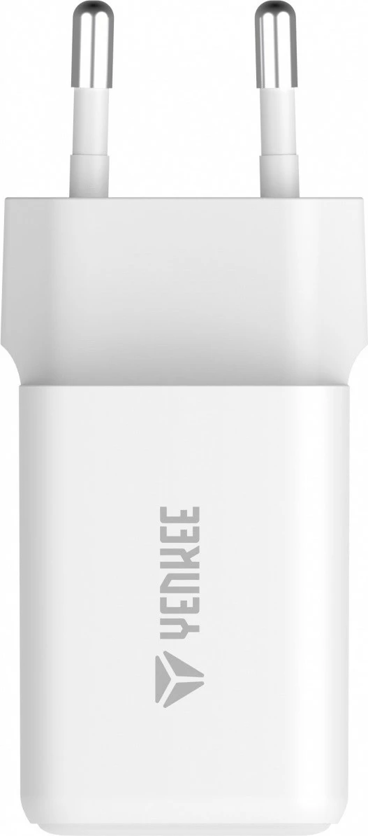 Karikues muri YENKEE YAC G35D VOLT, 35W, 2x USB Type-C, i bardhë