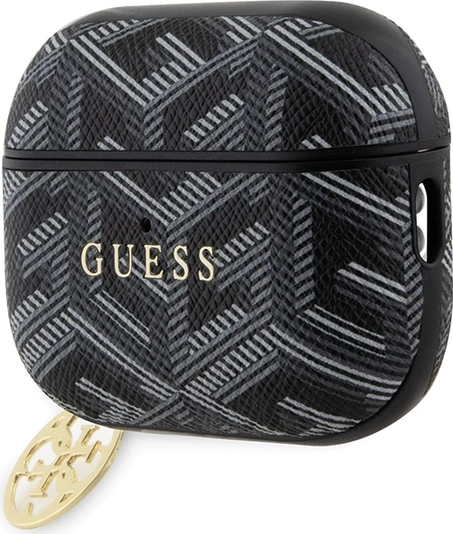 Mbështjellës Guess GCube Charm për AirPods Pro 2, i zi