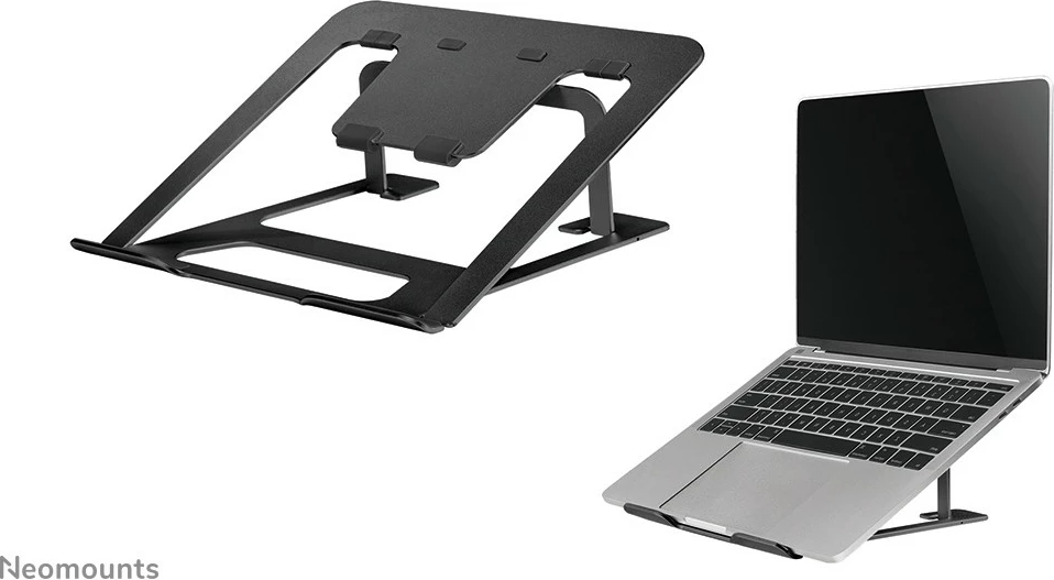 Mbajtës laptopi Newstar Neomounts NSLS085BLACK, Alumini, 10-17", i zi