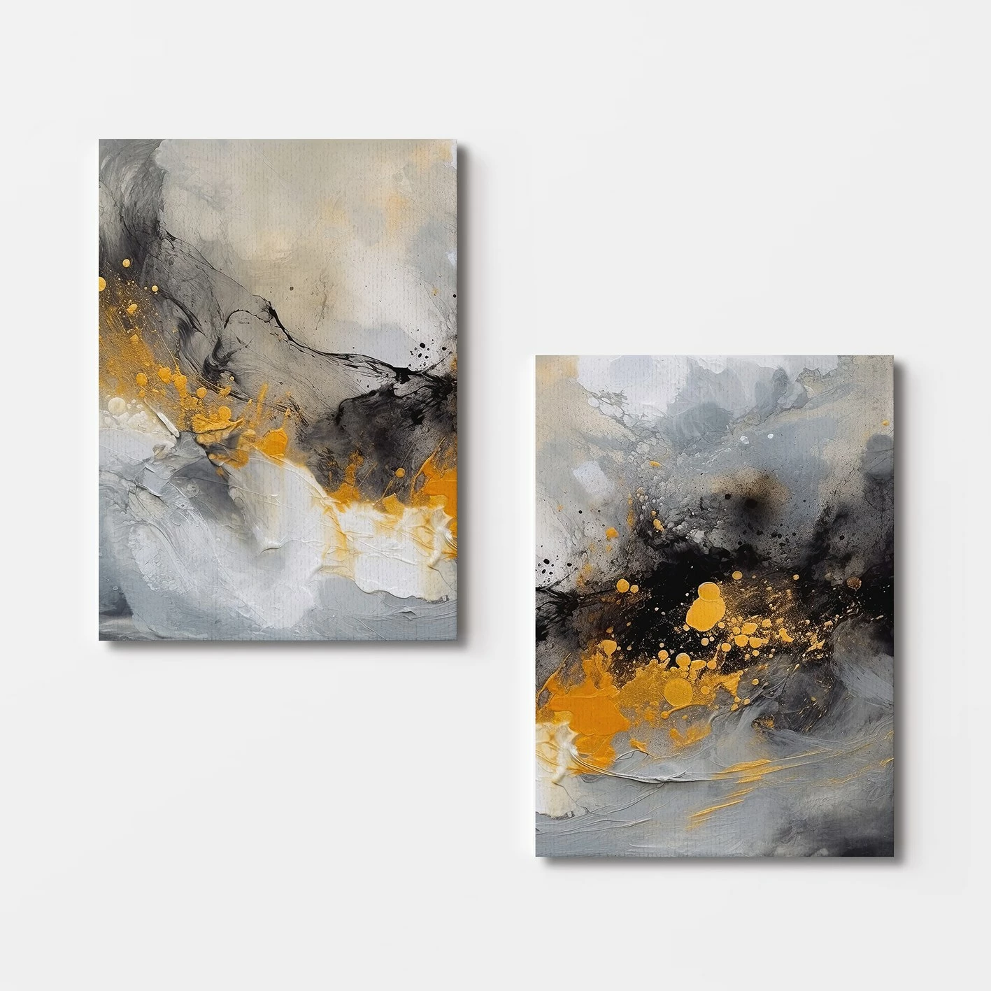 Pikturë dekorative në kanavacë (2 copë), Wallity, 2KNV4381, 50x70cm