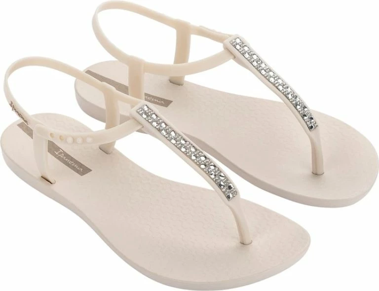 Sandale flip-flop për femra Ipanema, bezhë