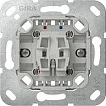 Switch muror GIRA 315000, wipptaster rocker 1P, 10A 250V, krom/gri