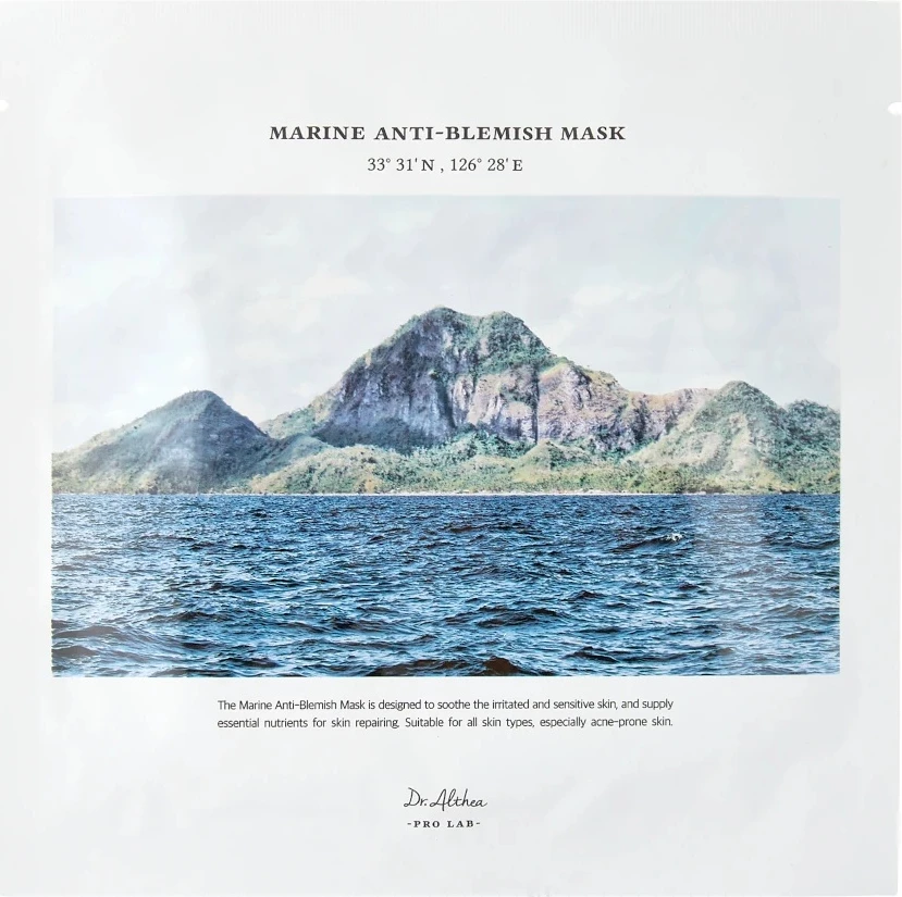 Maskë për fytyrë për femra Dr. Althea Marine Anti-Blemish Mask, 5 copë