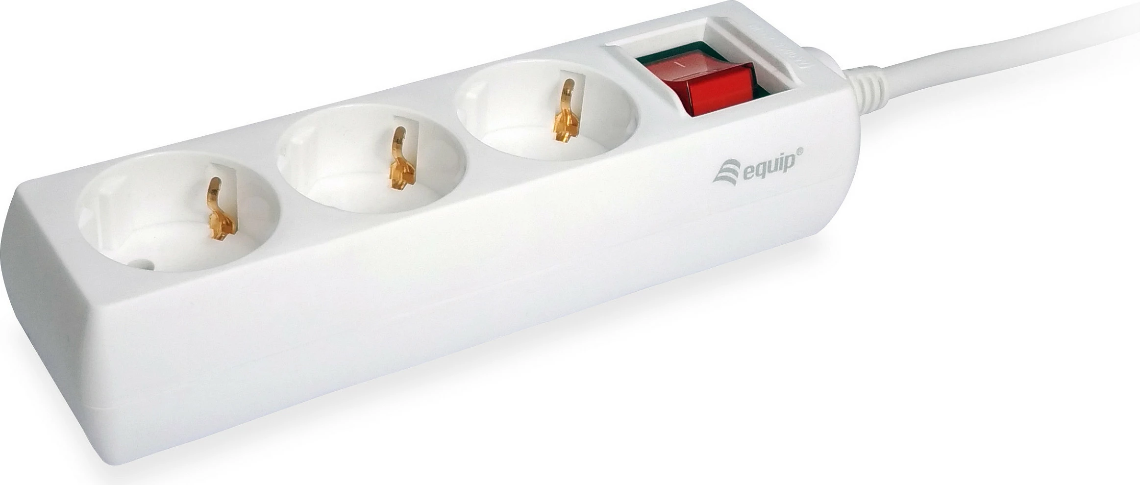 Shirit rryme Equip 245551, 3 dalje, 1.5m, plastikë, i bardhë