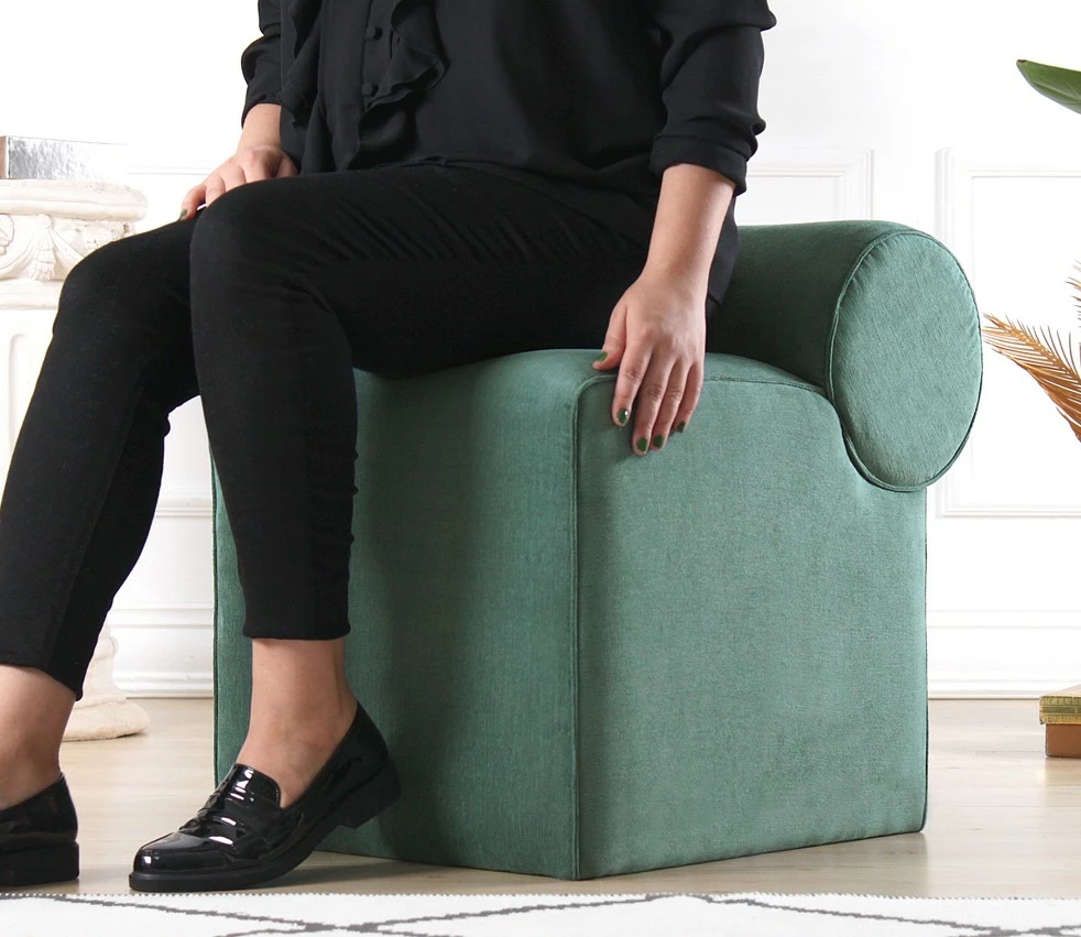 Puf Atelier del Sofa Linburg, ngjyrë e gjelbër