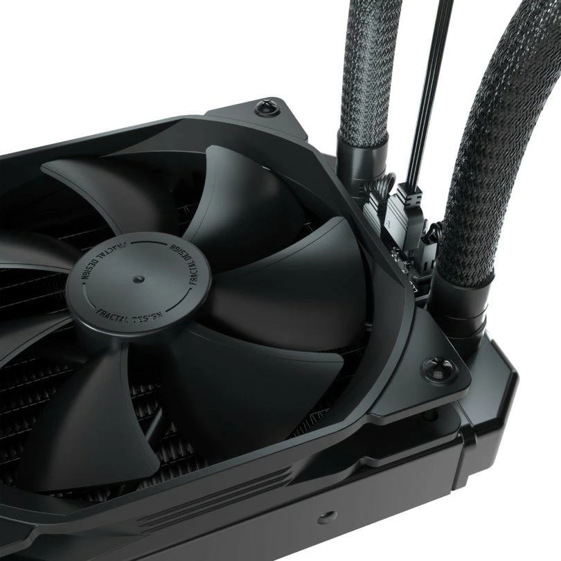 Ftohës i lëngshëm Fractal Design Celsius+ S28 Dynamic, 2 ventilatorë, ARGB, i zi