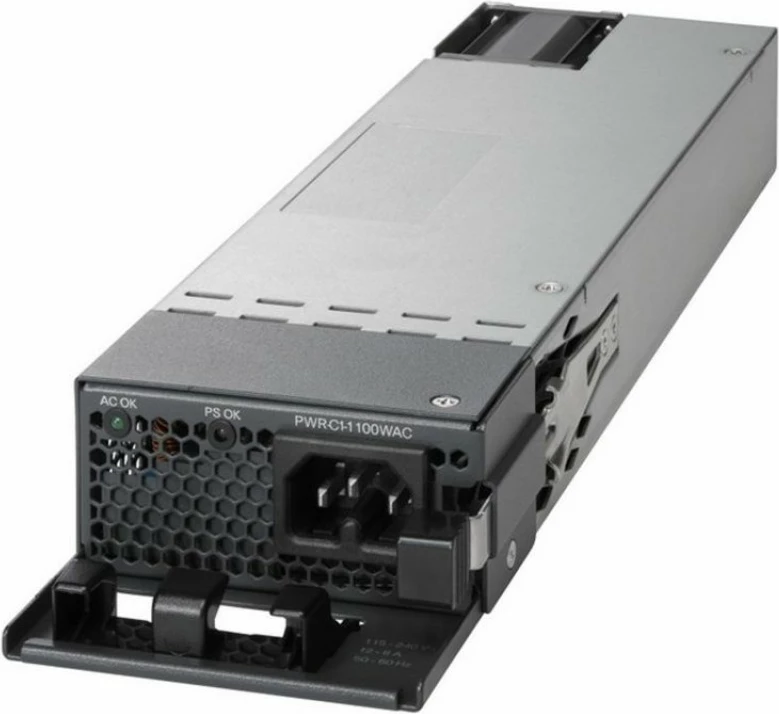 Furnizues rryme Cisco PWR-C1-1100WAC-P, 1100W, për Catalyst 9300, i brendshëm, i zi/gri