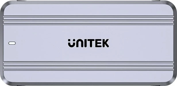 Kasë UNITEK S1242AGY01-EU për SSD M.2 NVMe, USB4 40Gbps, me ftohje, Argjend