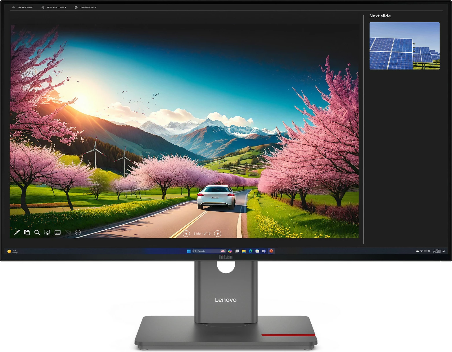 Monitor Lenovo ThinkVision P32UD-40, 31.5", 4K UHD, HDMI/DP/USB-C/Thunderbolt Dock, Raven Black