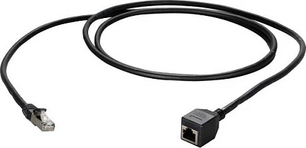 Kabllo rrjeti EFB Elektronik K5546SW.5, Cat6A, 5 m, RJ45 mashkull-në-femër, S/FTP, 10GbE, e zezë