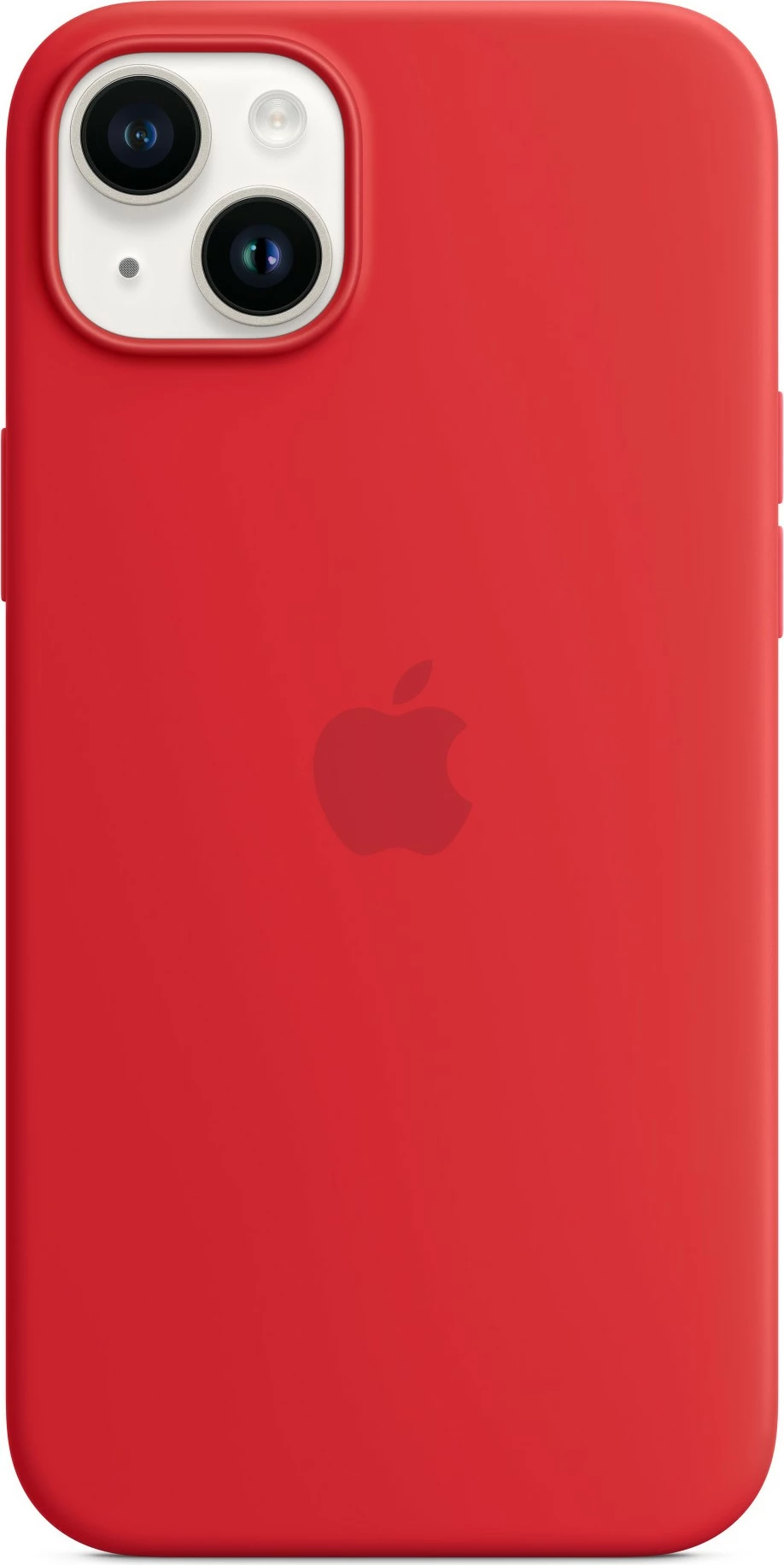 Mbështjellës Apple iPhone 14 Plus Silicone Case MagSafe i kuq