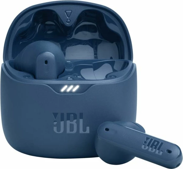 Kufje JBL Tune FLEX TWS BT5.2 me mikrofon, True Wireless, ANC, me kuti karikimi, blu