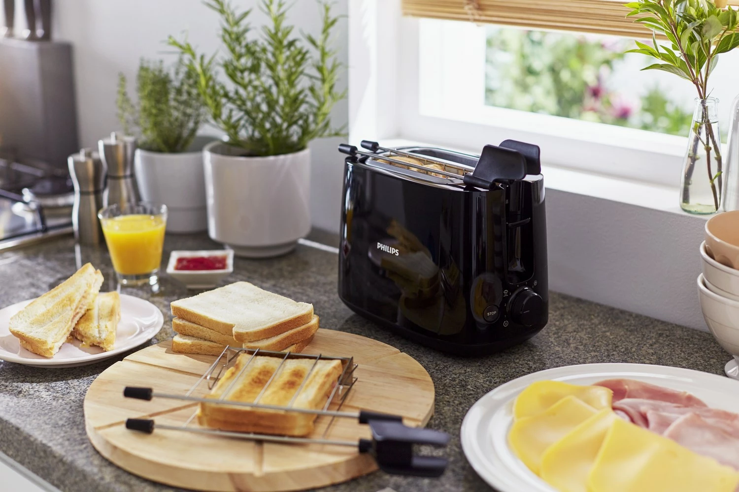 Tostier Philips HD2583/90, 600 W, i zi, 2 feta