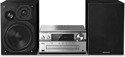 Sistem audio Panasonic SC-PMX94EG-S, 120 W, CD/USB/Bluetooth, 2 Altoparlantë, zezë/argjendtë