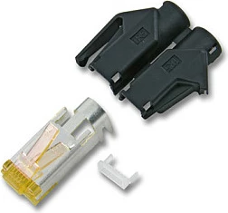 Patch kabllo rrjeti Draka UC900 TM31, Cat6a S/FTP, 3 m, gri