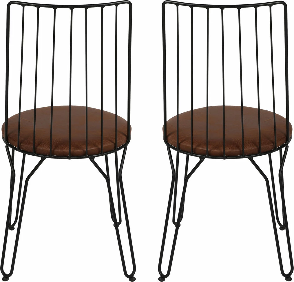 Set karrigesh (2 copë) Hanah Home, Ada 275 V2, ngjyrë e zezë, stil bohemian