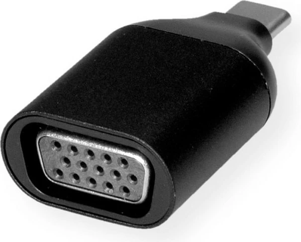 Adapter USB-C në VGA ROLINE 12.03.3228, 1080p 60Hz, USB 3.2 Gen 1, i zi