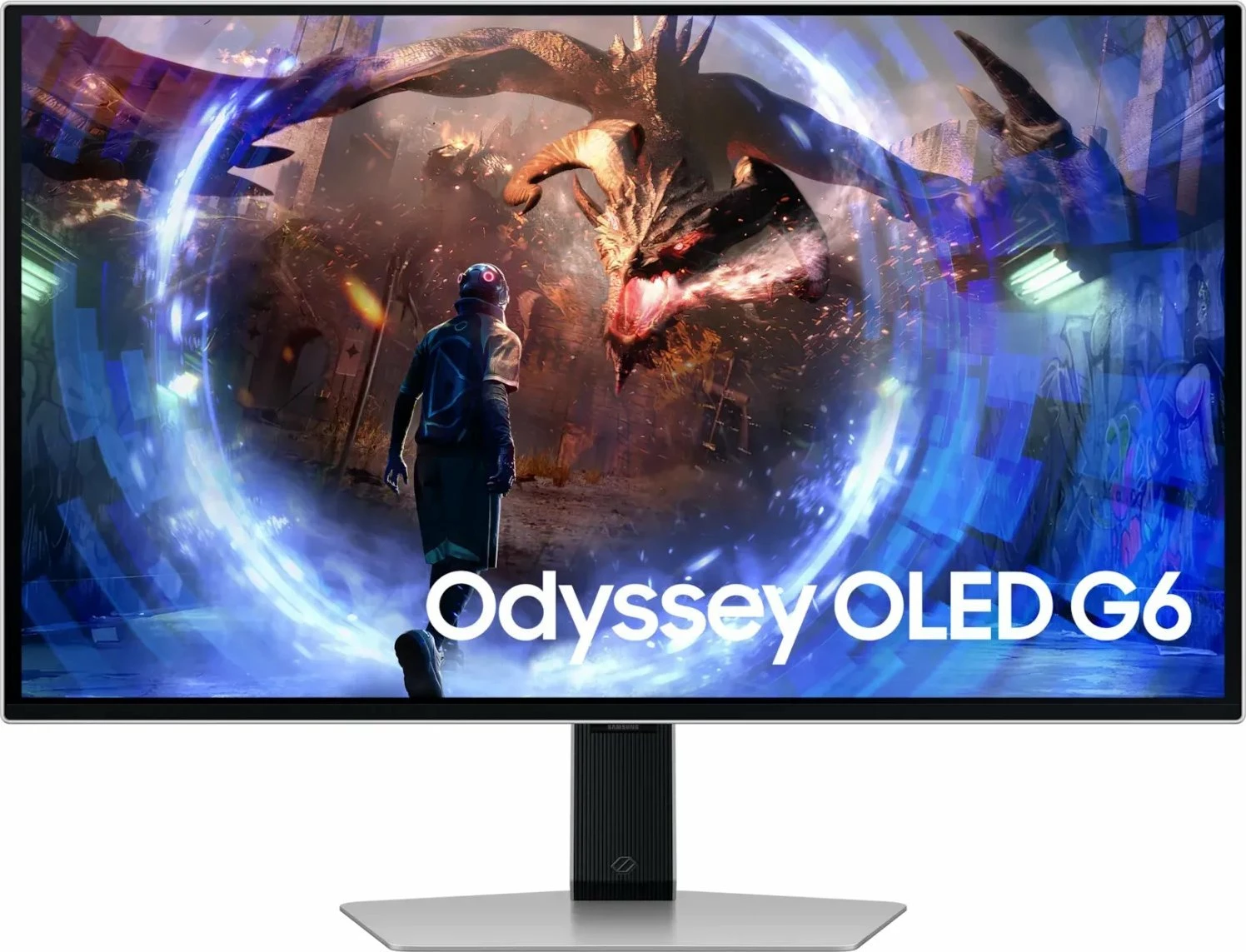 Monitor gaming Samsung Odyssey OLED G6 LS27DG602SUXEN 27\" WQHD 360Hz, i zi dhe gri