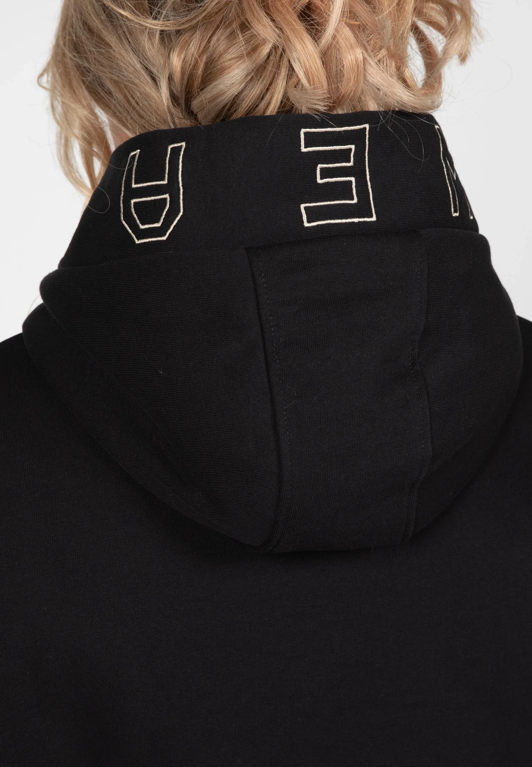 Tracey Cropped Hoodie - Black [Madhësia: L]