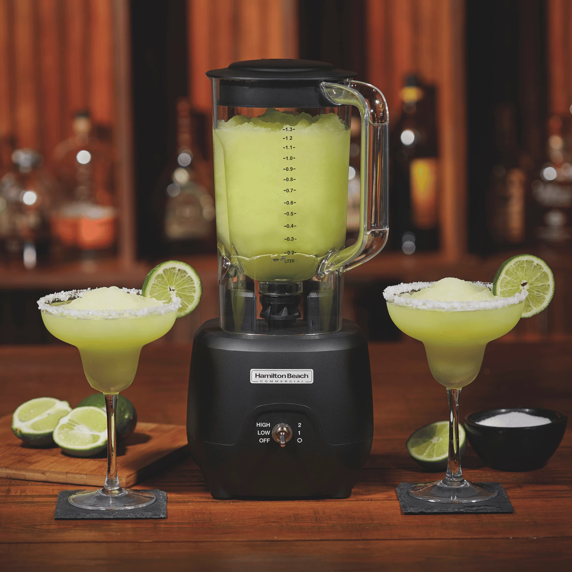 Blender bar, Hamilton Beach Commercial, 908R (HBB 908R), 1.25 L, 2 shpejtësi, 1 HP, i zi