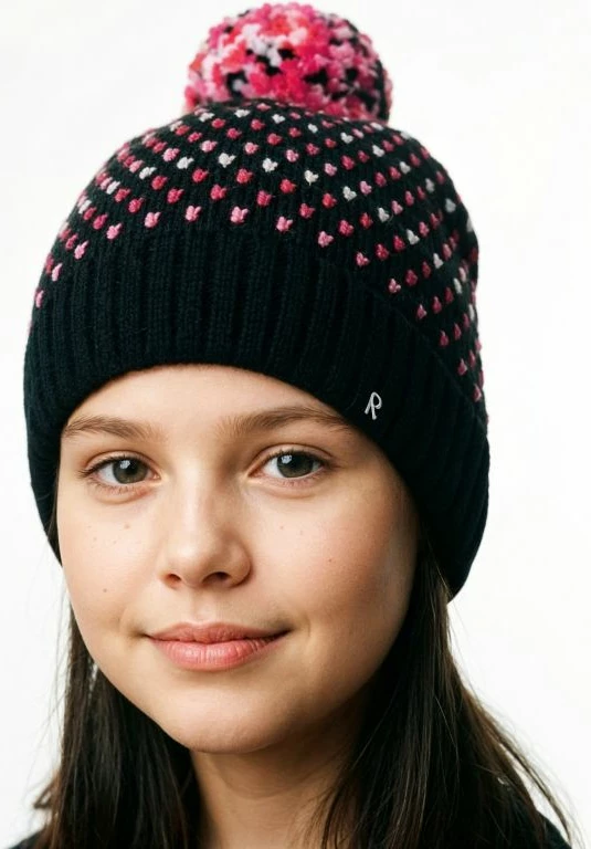 Kapelë dimri për fëmijë Reima, e zezë