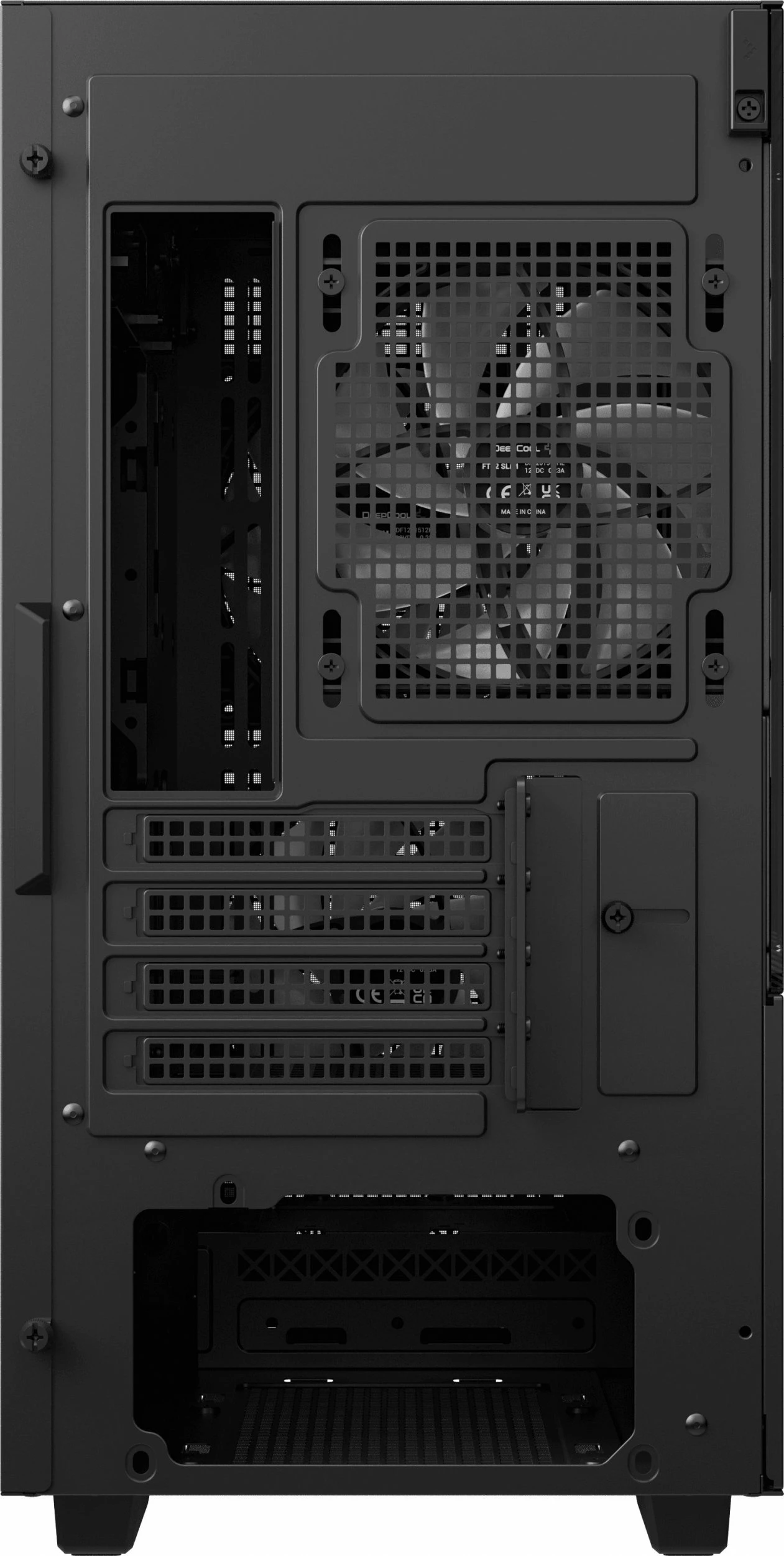 Kasë Deepcool CH360 Digital ARGB Mini Tower uATX/Mini-ITX, USB-C, e zezë (R-CH360-BKAPE3D-G-1)