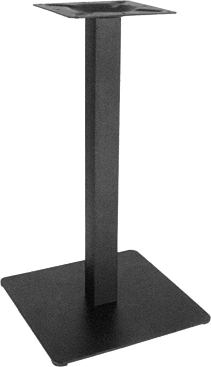 Bazë tavoline metalike, ngjyrë e zezë, 40x40x94 cm