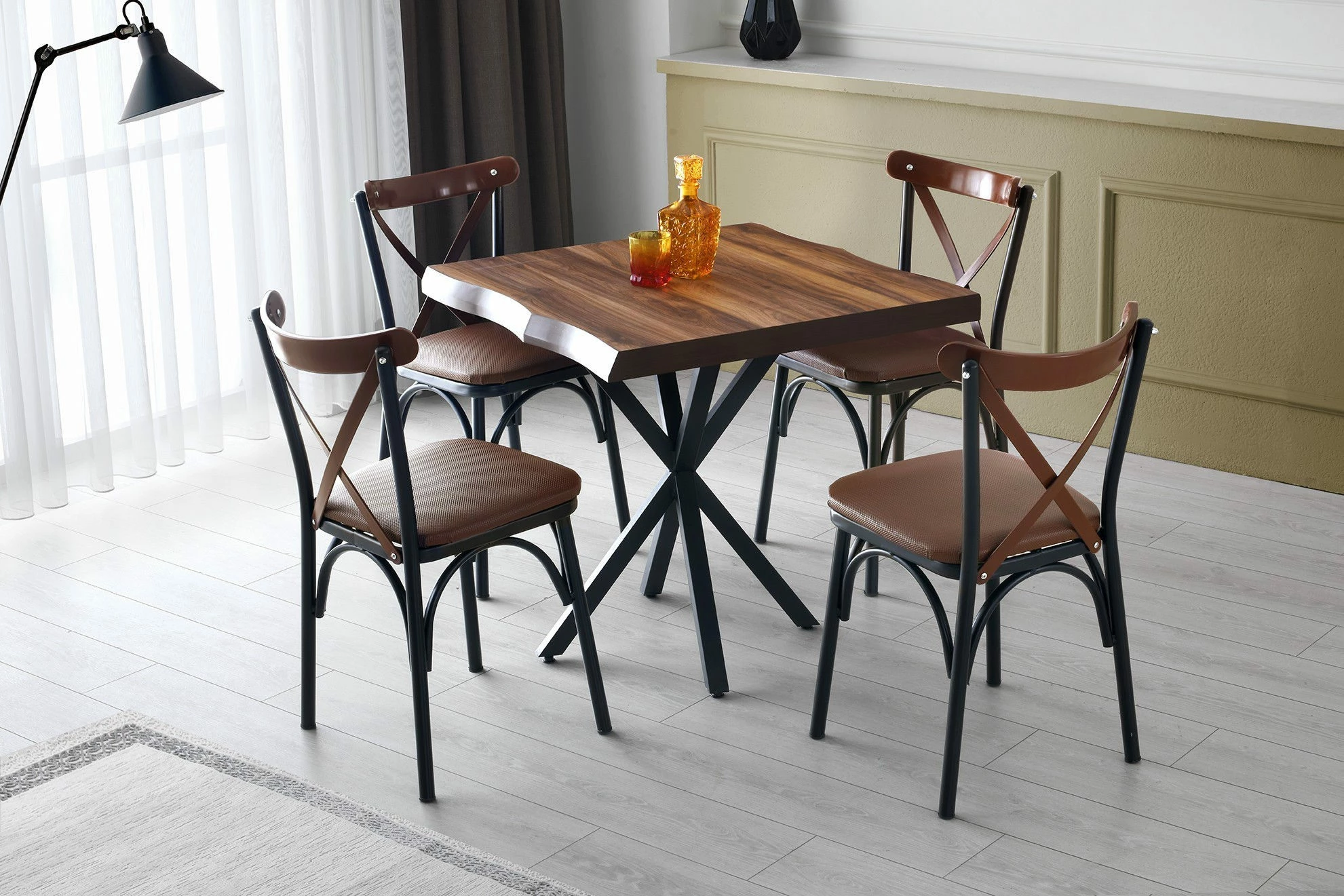 Set karrigesh (4 copë), Hanah Home, Ekol - 1332 V4