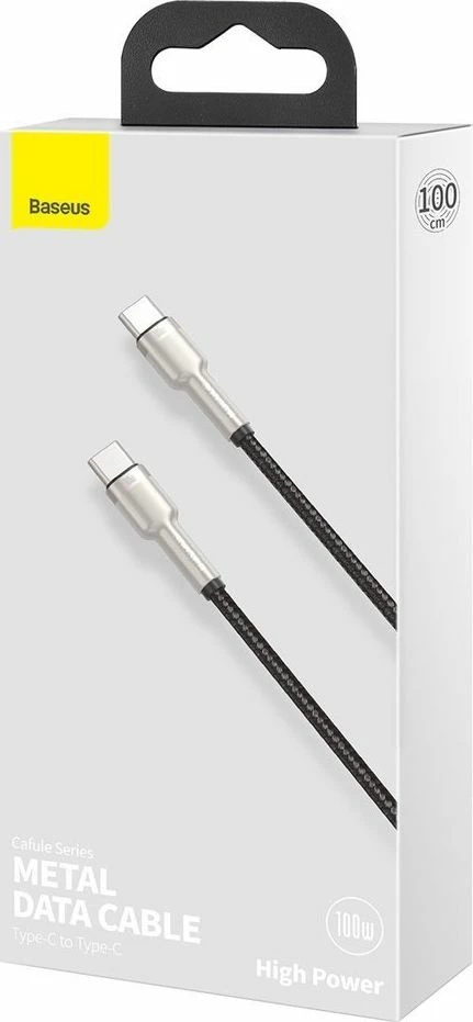 Kabllo USB-C në USB-C Baseus baseus_20210316144810 1 m USB 2.0 100W, e zezë