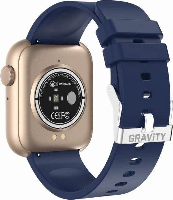 Smartwatch për femra Gravity, e zezë