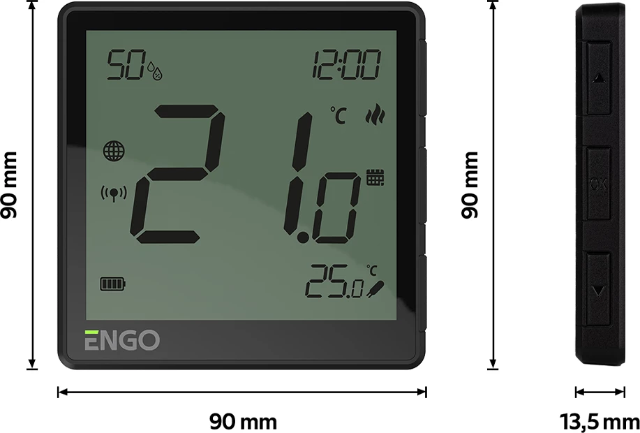 Termostat dhome EONEBATB