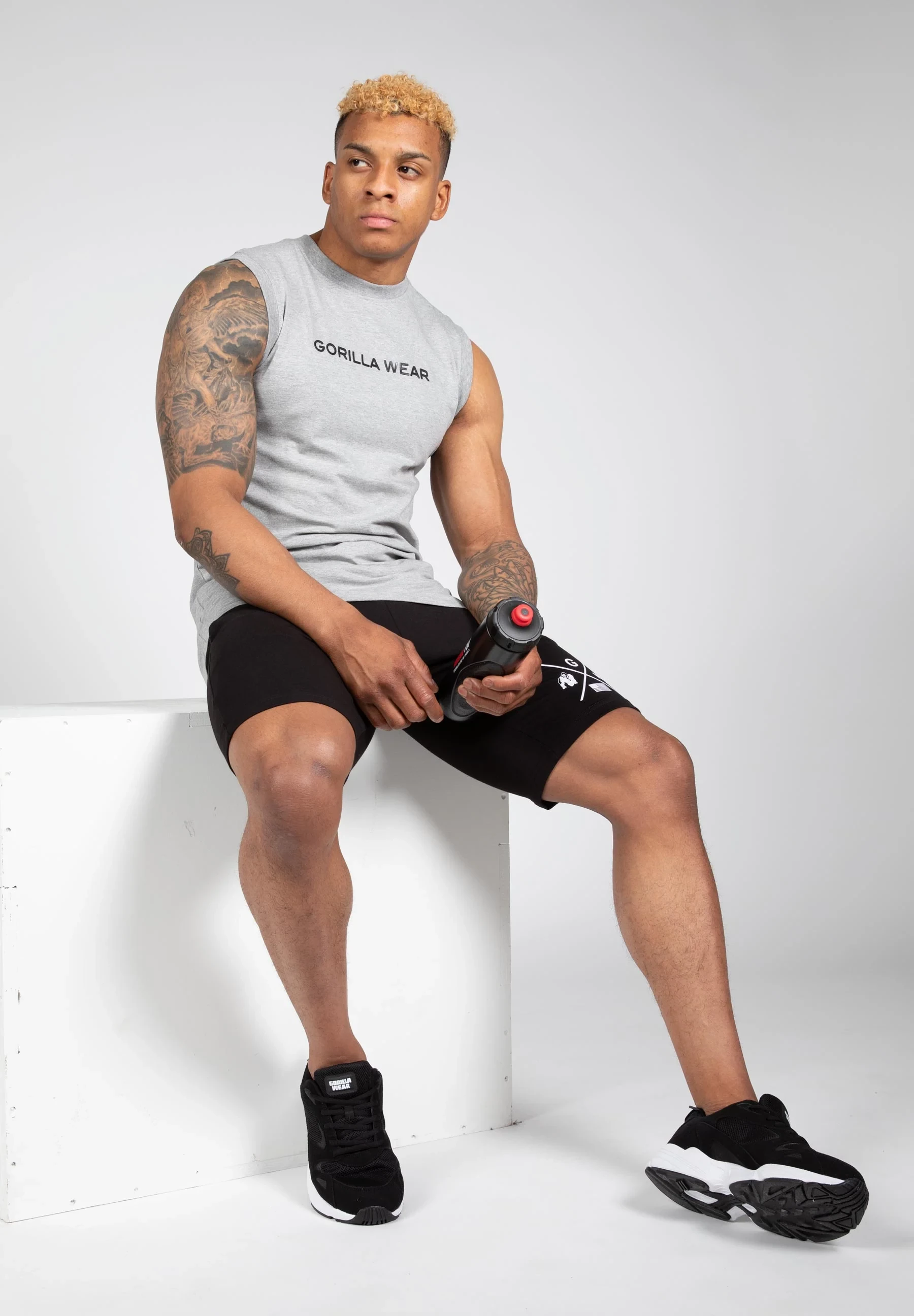 Sorrento Sleeveless T-Shirt - Gray [Madhësia: 2XL]