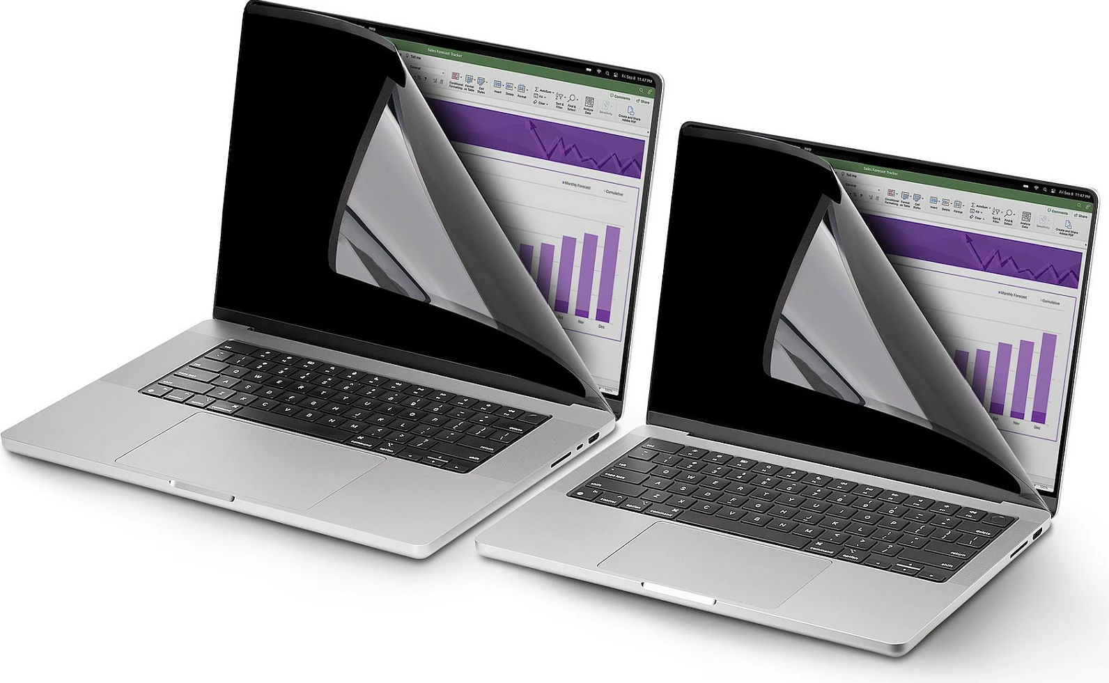 Filtri privatësie për ekran laptopi StarTech, MacBook Air 15" 2023/2024, magnetik, anti-glare, 51% dritë blu, Glossy/Matt, i zi
