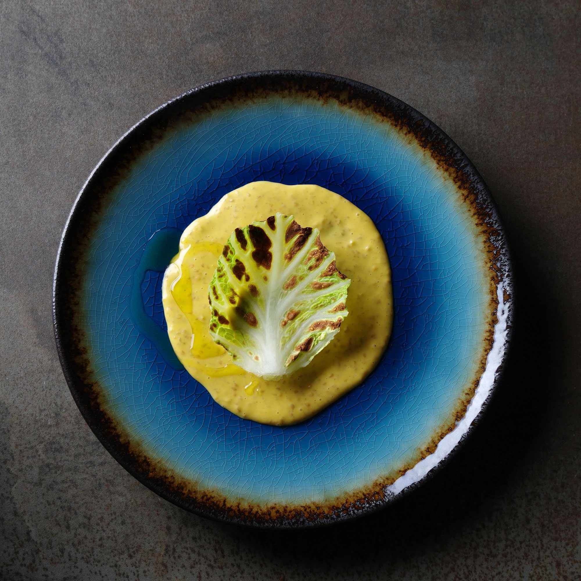 Pjatë e sheshtë Fine Dine Lazur Ø254 mm, blu, set 3 copë